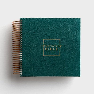 Thumbnail: CSB Illustrating Bible--faux-leather, green