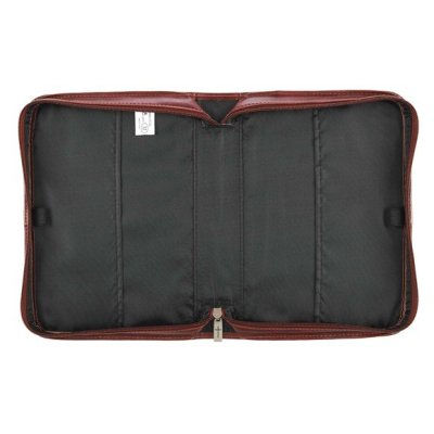 Küçük resim: The Path of Life Bible Cover, LuxLeather Brown, L/M