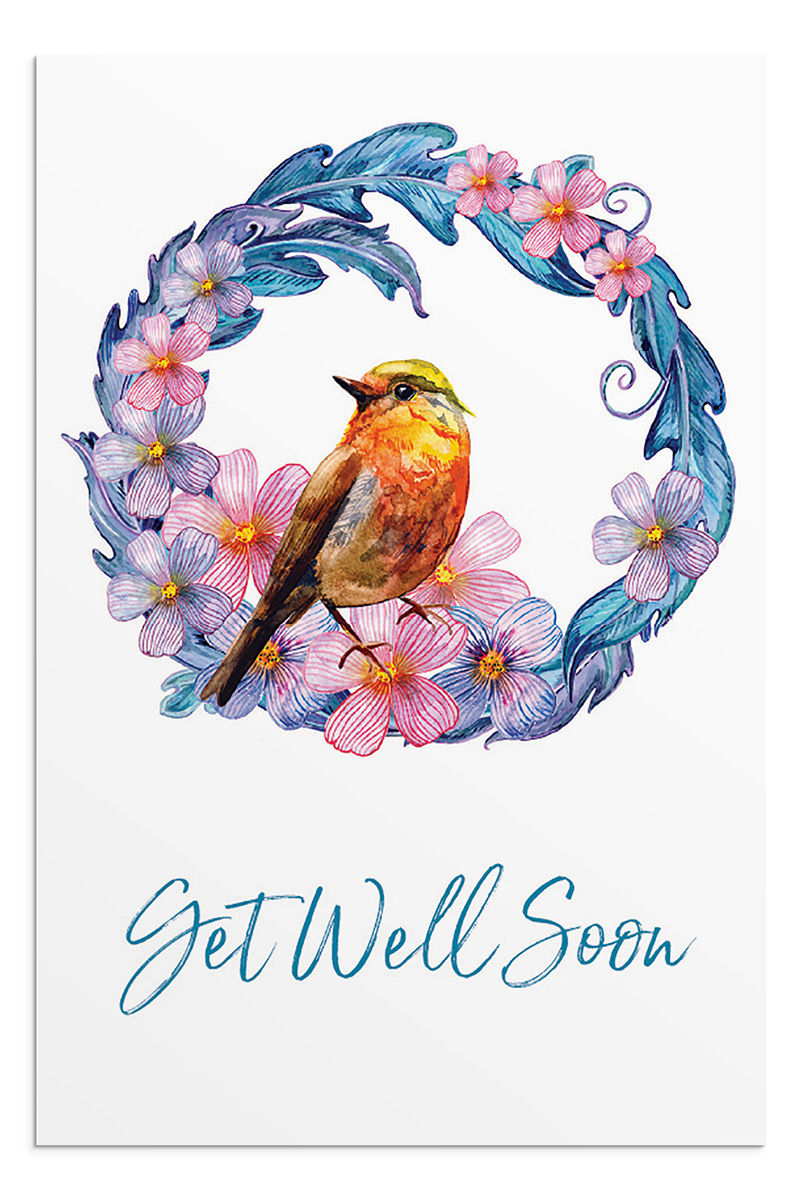 Thumbnail: Get Well - For Peace And Recovery - 12 Boxed Cards, KJV