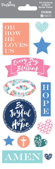 Customize Agenda Planner Stickers: Hope