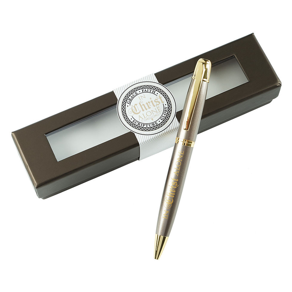 الصورة المصغرة: The 5 Solas Collection Pen: In Christ Alone Pen - Ephesians 2:8 