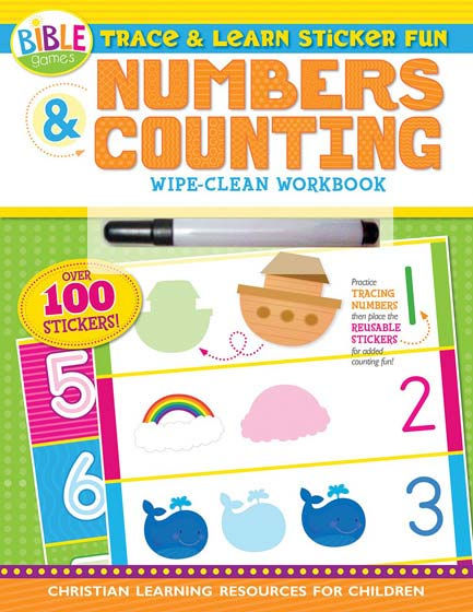 Trace And Learn Sticker Fun: Numbers And Counting Wipe-Clean Workbook Paperback