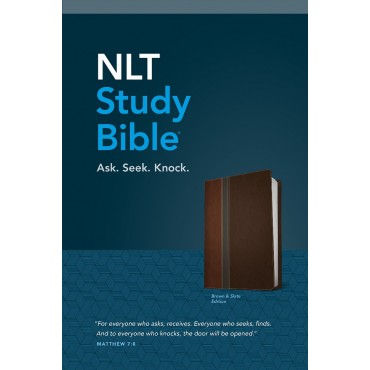 NLT Study Bible, Tutone Imitation Leather by Tyndale