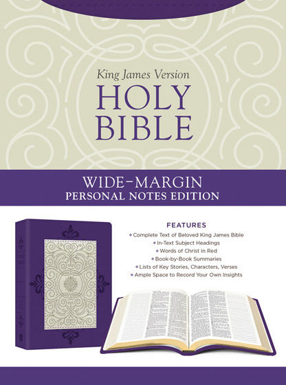 Wide-Margin Personal Notes Edition Bible
Compiled by Barbour Staff