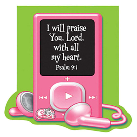 Notepad Diecut: I will Praise