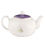 Thumbnail: Blessed Is The One Who Trusts Teapot, Purple Floral