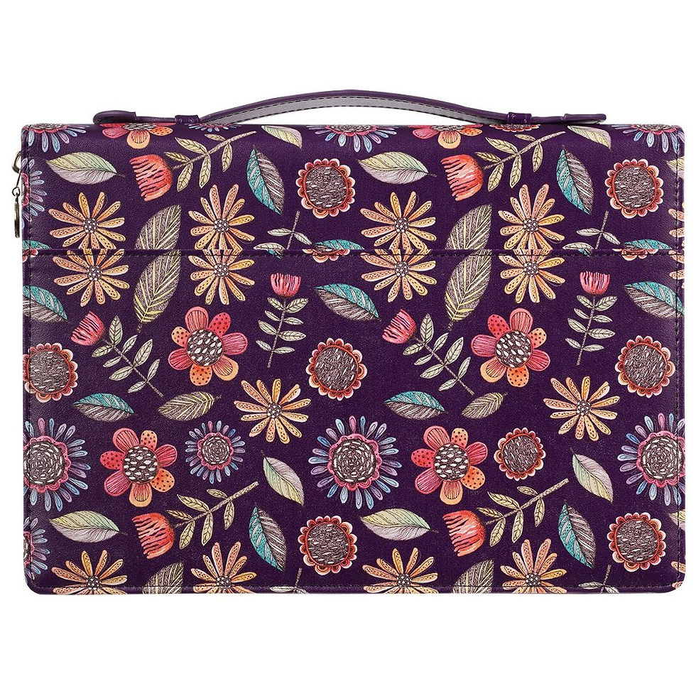 Thumbnail: I Know The Plans Bible Cover, Purple, Medium