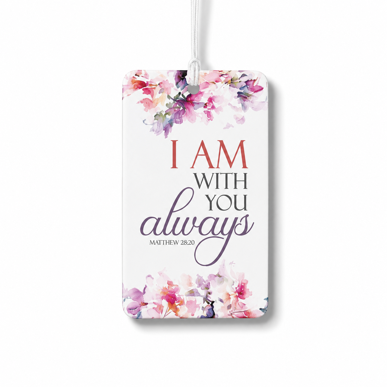 Car Rear View Mirror Hanger – I am with you always