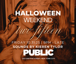 Halloween Weekend Party at Two Fifteen PUBLIC Hotel NYC Friday