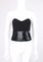 Thumbnail: Christian Dior Silk Sequin Bustier