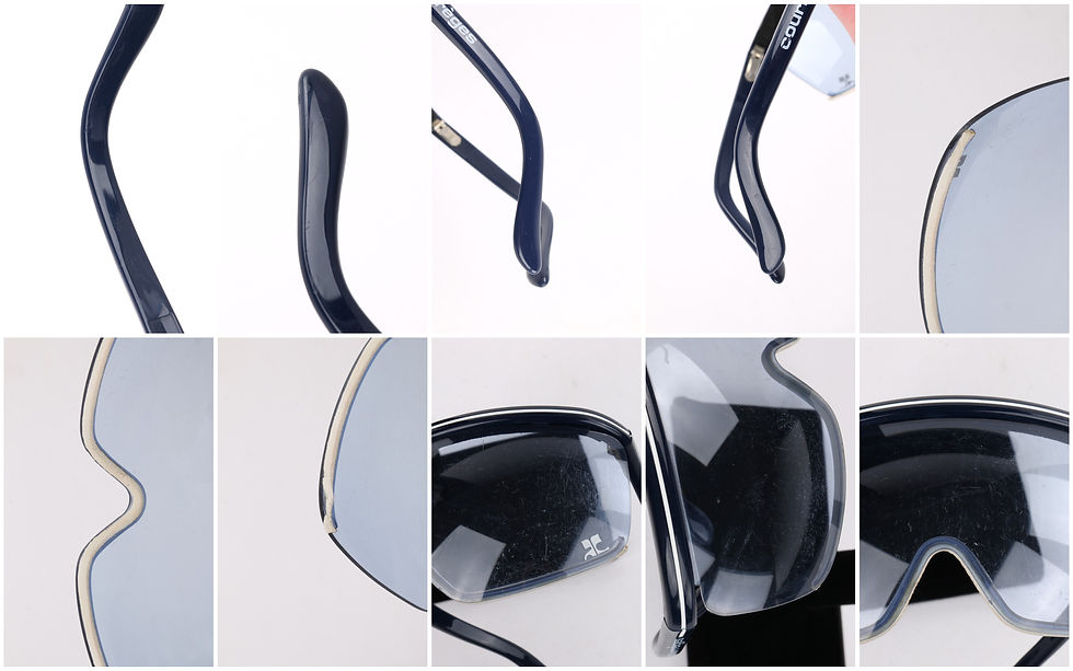 Thumbnail: Courrèges Shield Futuristic Sunglasses