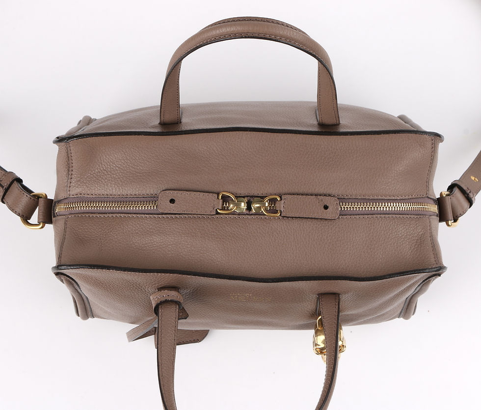 Thumbnail: Alexander McQueen Padlock Zip-Around Tote