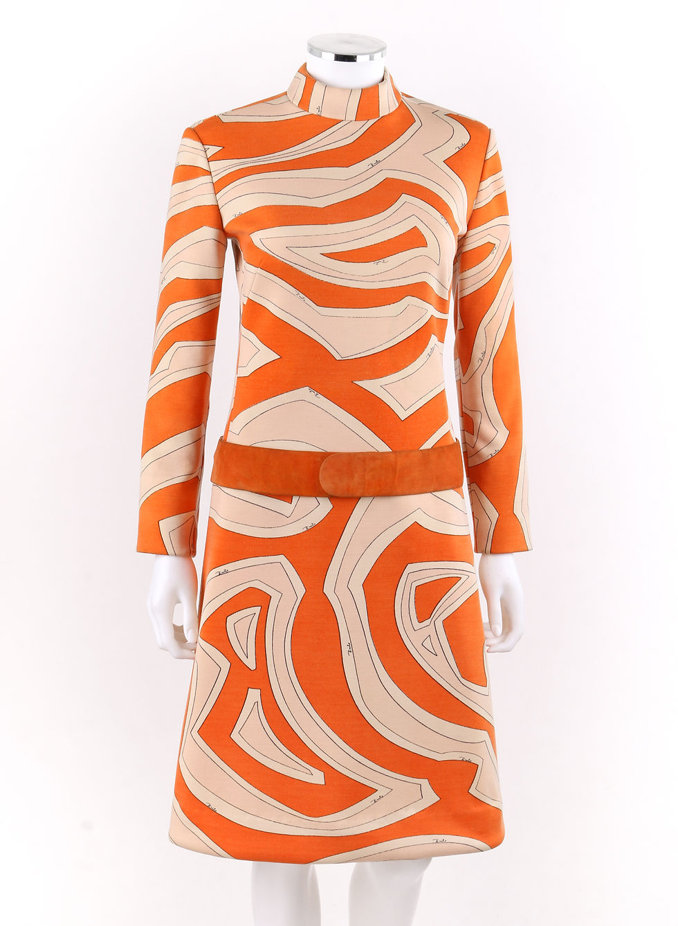 Thumbnail: Emilio Pucci Drop Waist Belted Dress