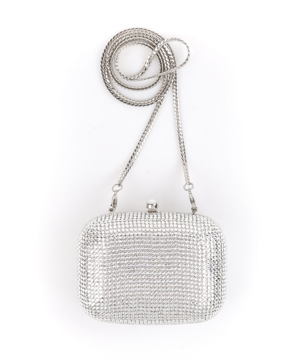 Thumbnail: Savanna Austrian Crystal Handbag Clutch
