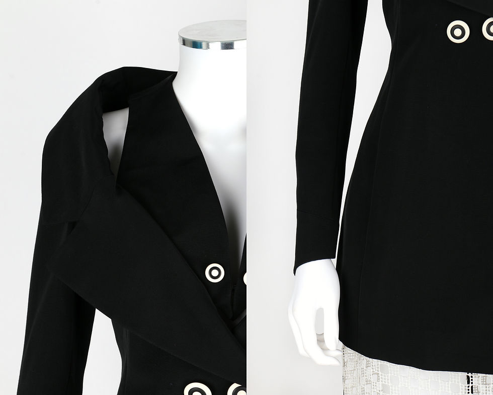 Thumbnail: Karl Lagerfeld Avant Garde Jacket Skirt Set