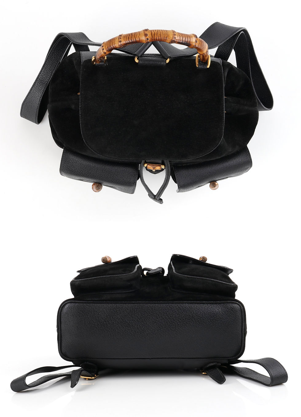 Thumbnail: Gucci Suede Backpack Handbag
