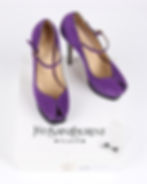 Thumbnail: Yves Saint Laurent Suede Platform Pumps