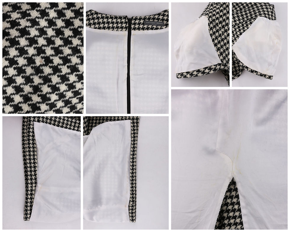 Thumbnail: Alexander McQueen Dogtooth Sheath Dress
