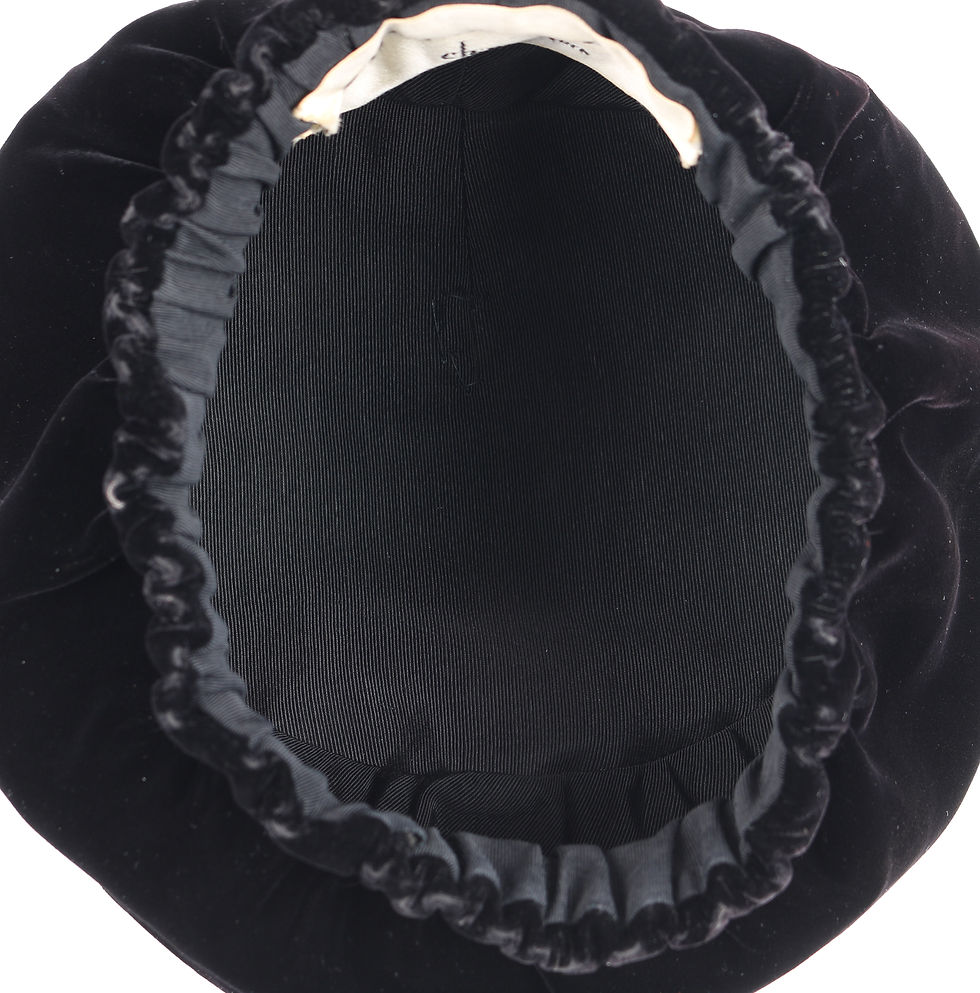 Thumbnail: Christian Dior Velvet Beret Hat