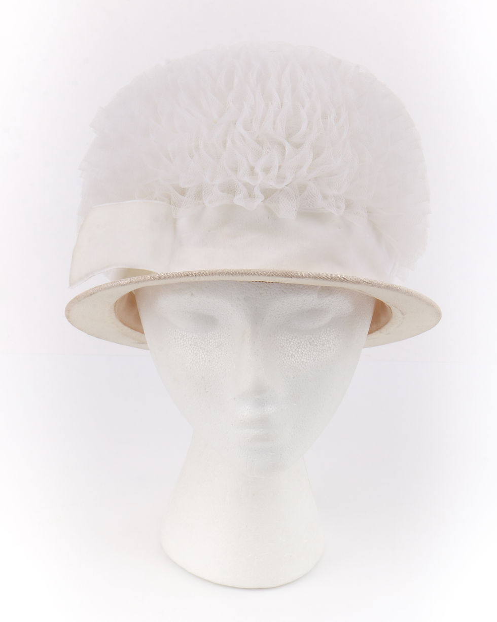 Thumbnail: Hubert de Givenchy Tulle Cloche Hat