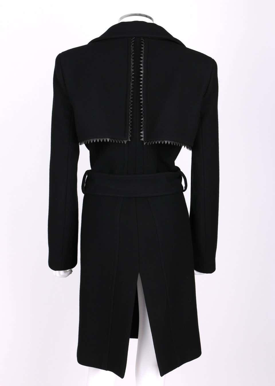 Thumbnail: Gianni Versace Couture Wool Belted Coat