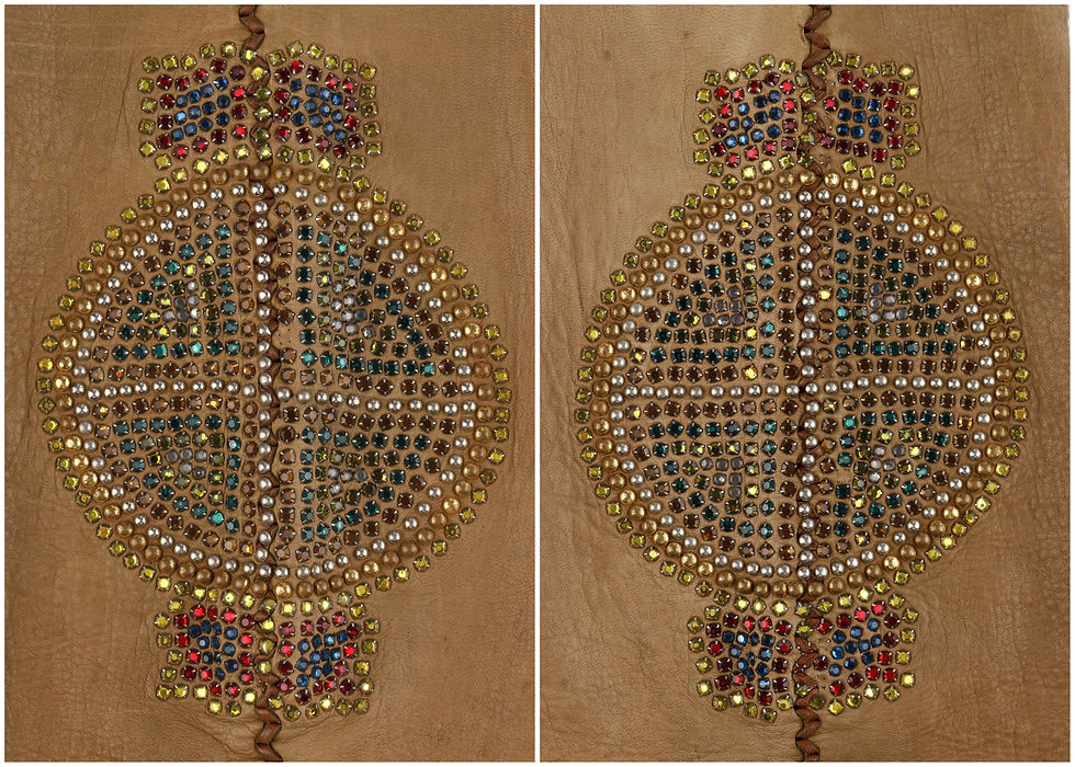 Thumbnail: North Beach Leather Couture Deerskin Jeweled Suit