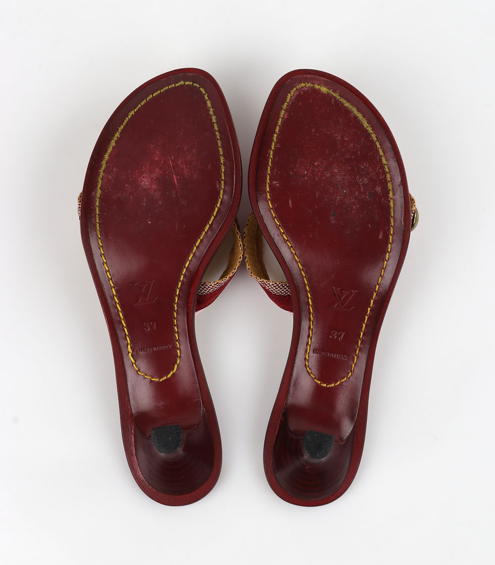 Thumbnail: Louis Vuitton Logo Sandal Heels