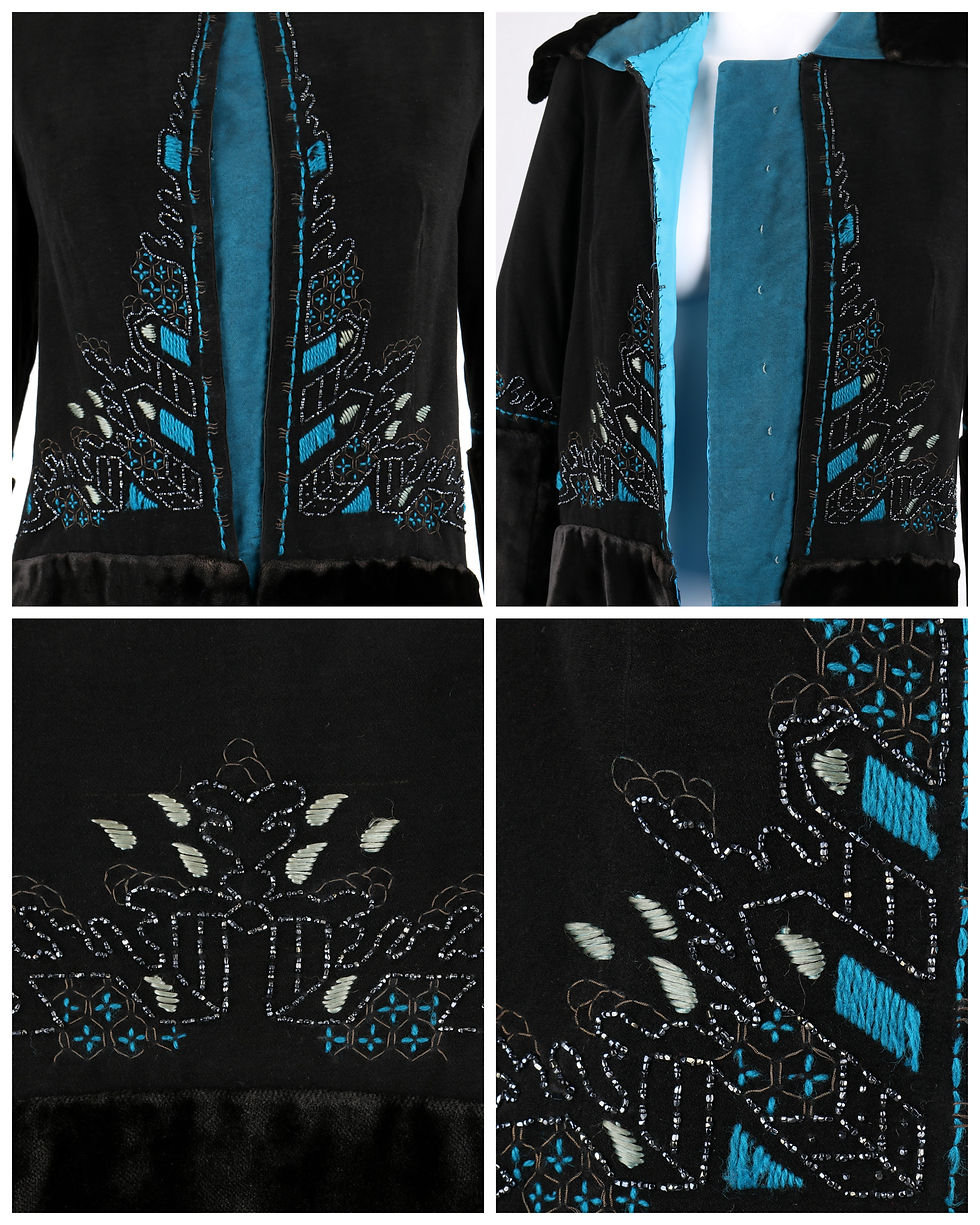 Thumbnail: Couture Edwardian Embroidered Jacket