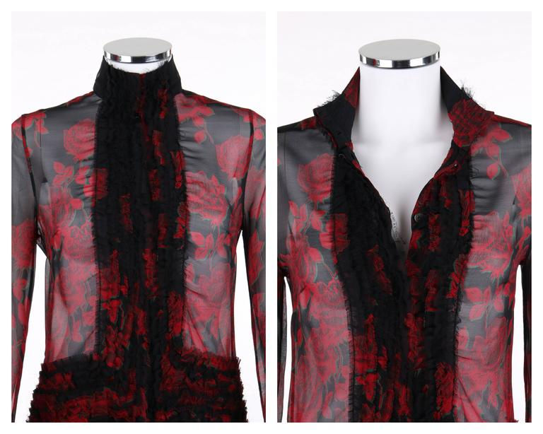 Thumbnail: Alexander McQueen Silk Chiffon Blouse