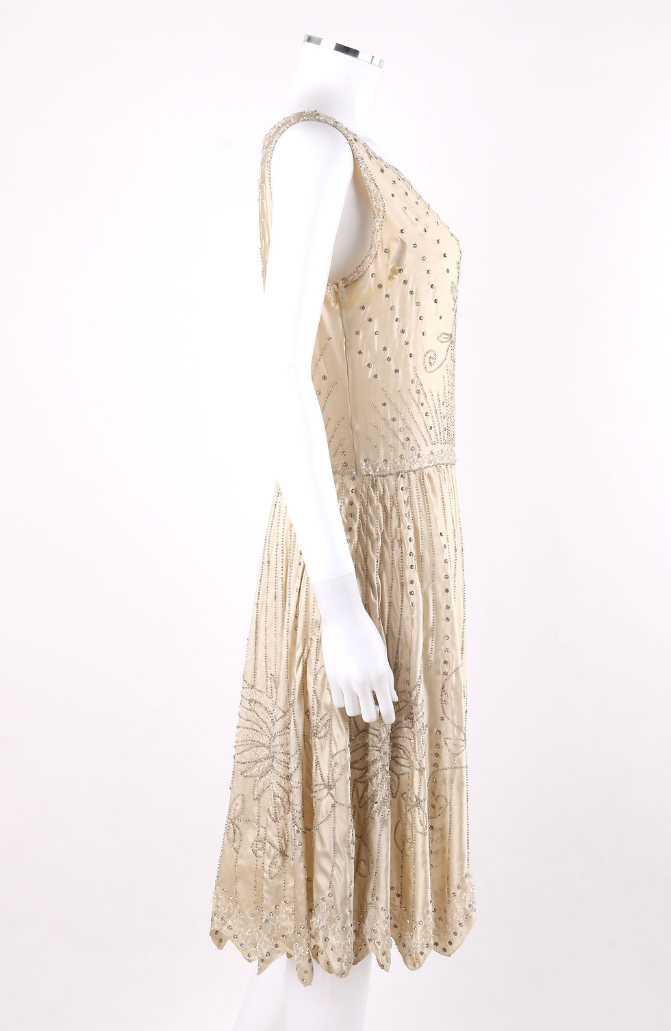 Thumbnail: Couture c.1920's Beaded Flapper Dress