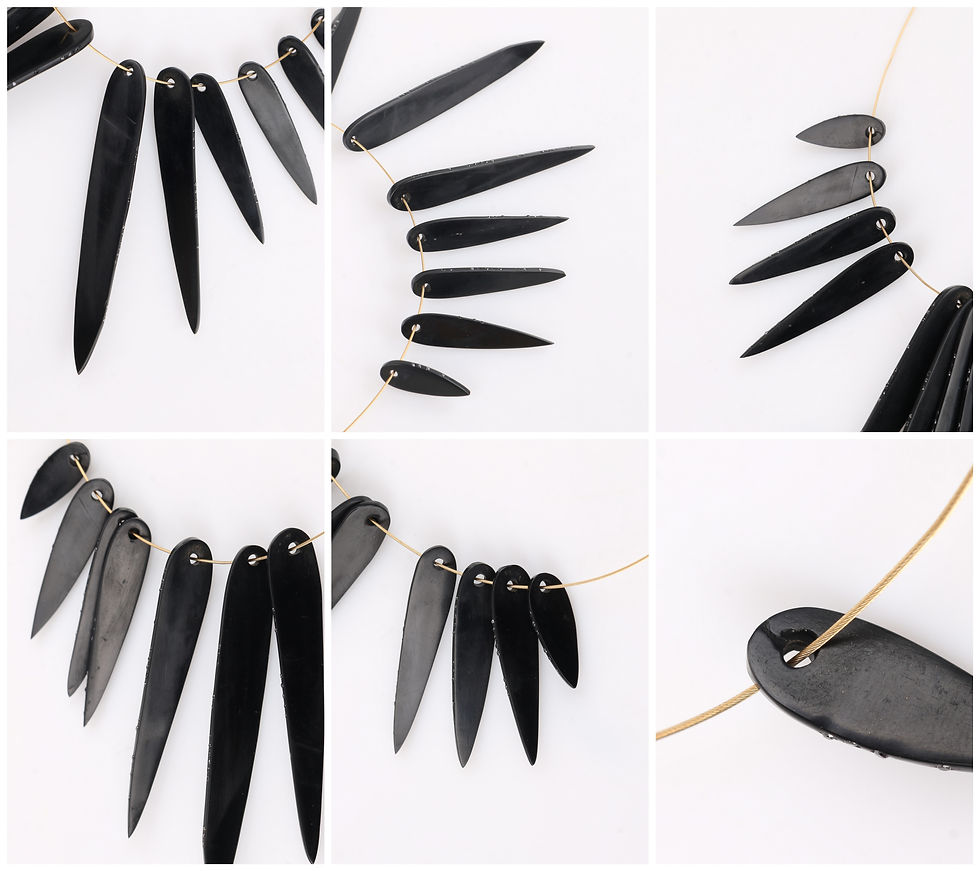 Thumbnail: Jacqueline Cullen "Gem Noir" Necklace