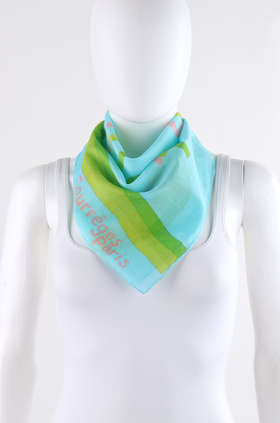 Thumbnail: Courrèges "Bonjour" Square Scarf