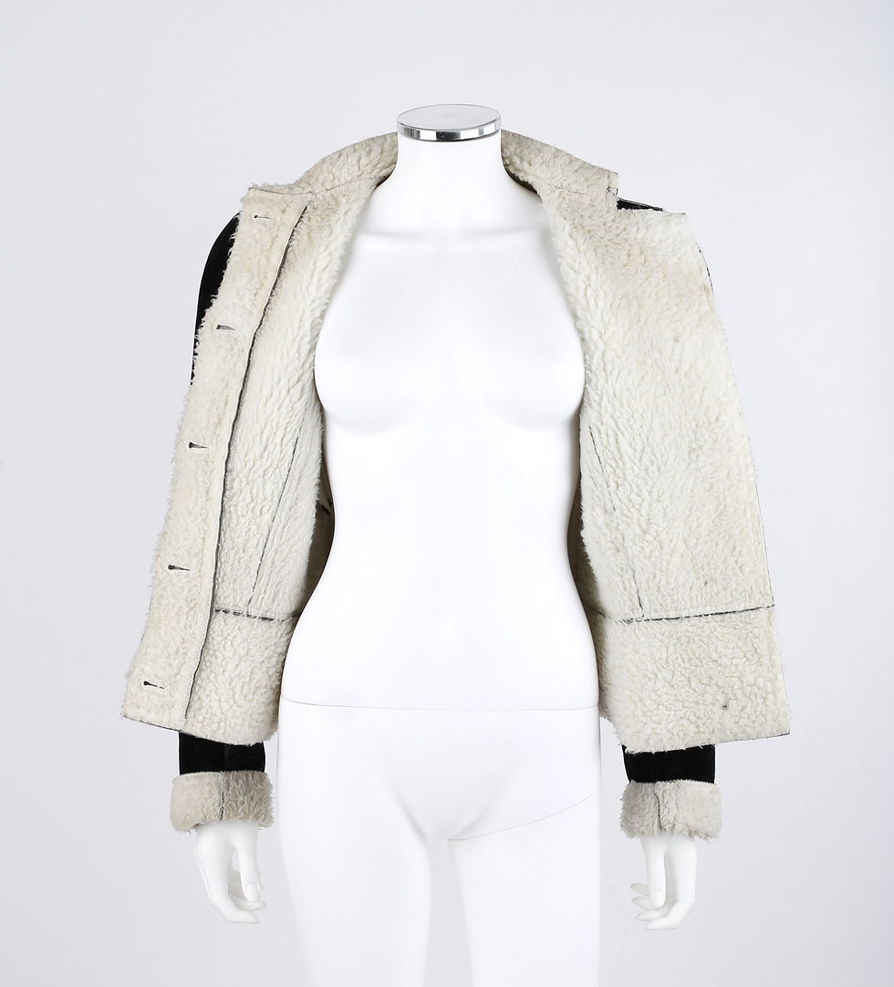 Thumbnail: Alexander McQueen Shearling Sherpa Jacket Coat
