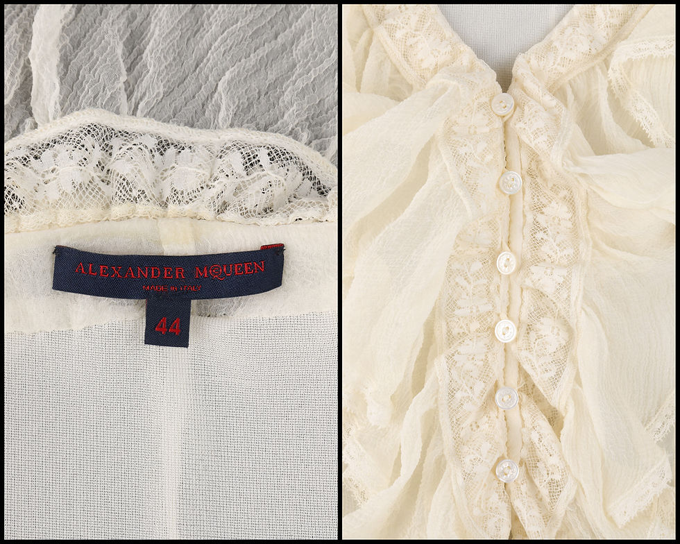 Thumbnail: Alexander McQueen Chiffon Blouse & Tank