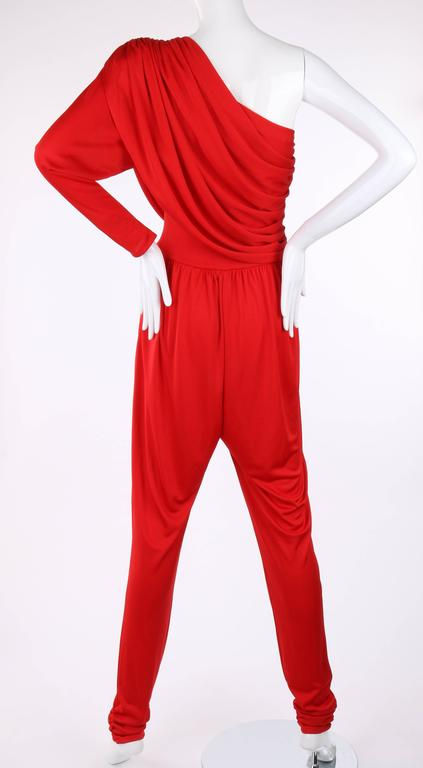 Thumbnail: Halston One Shoulder Jumpsuit
