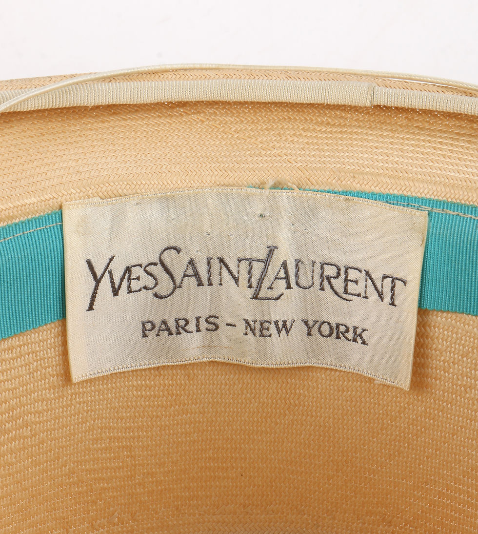 Thumbnail: Yves Saint Laurent Flower Boater Hat