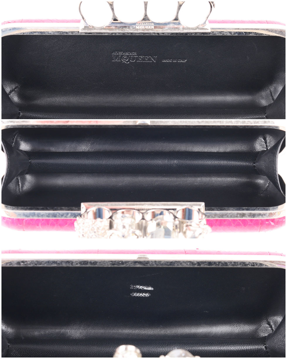 Thumbnail: Alexander McQueen Python Box Clutch