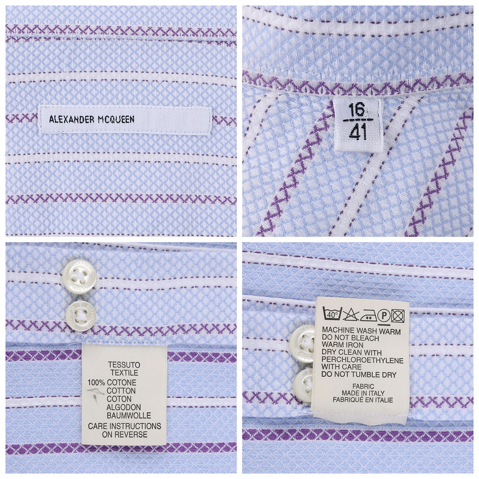 Thumbnail: Alexander McQueen Men's Dress Shirt