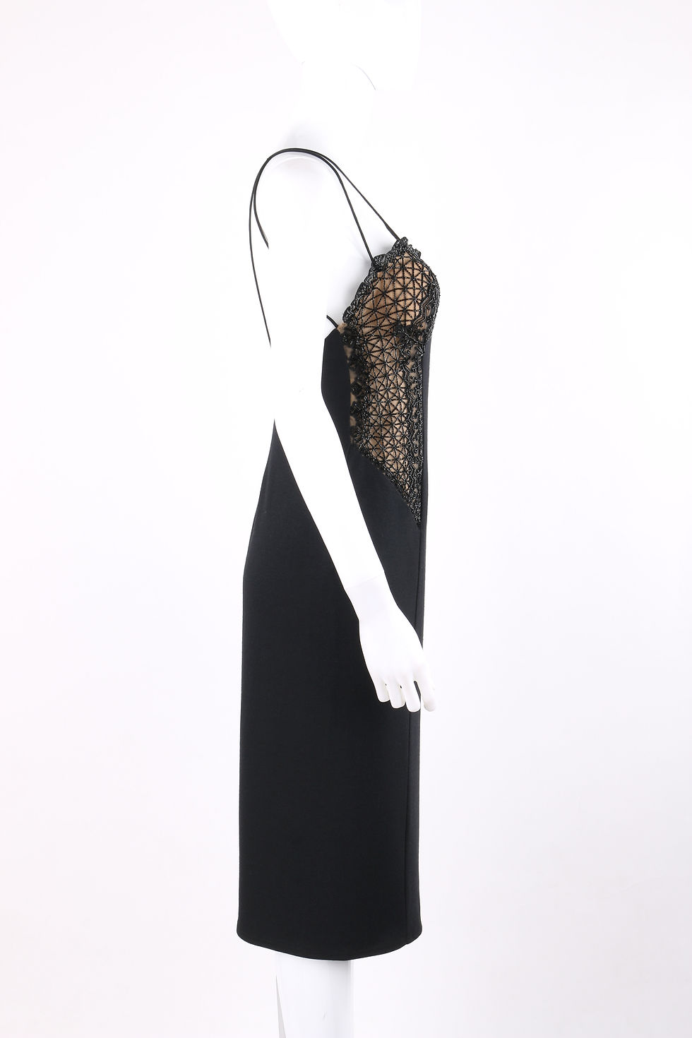 Thumbnail: Valentino Beaded Sheath Dress