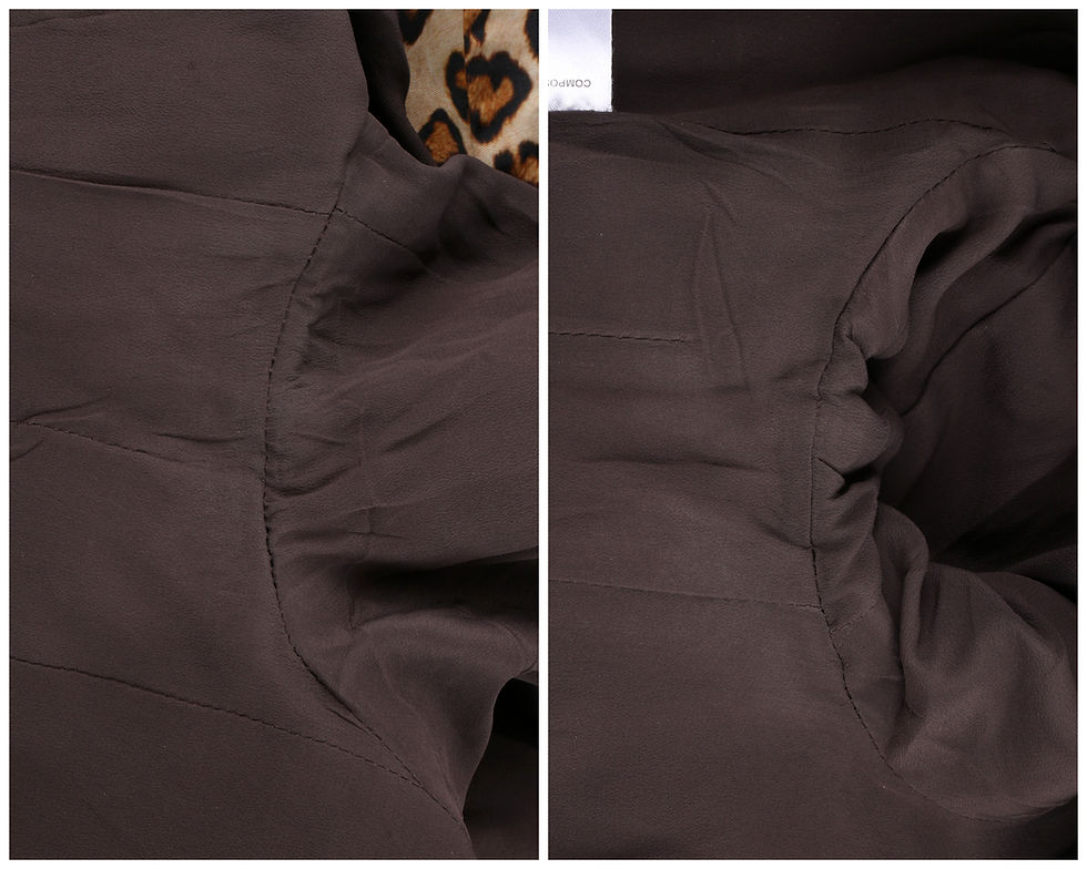 Thumbnail: Alexander McQueen Silk & Fur Skirt Set