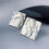 Thumbnail: Recycled Sterling Square Stud Earrings by Nyaki Punk Jewellery