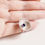 Thumbnail: Sterling Silver Amethyst Satellite ring by Nyaki Punk Jewellery