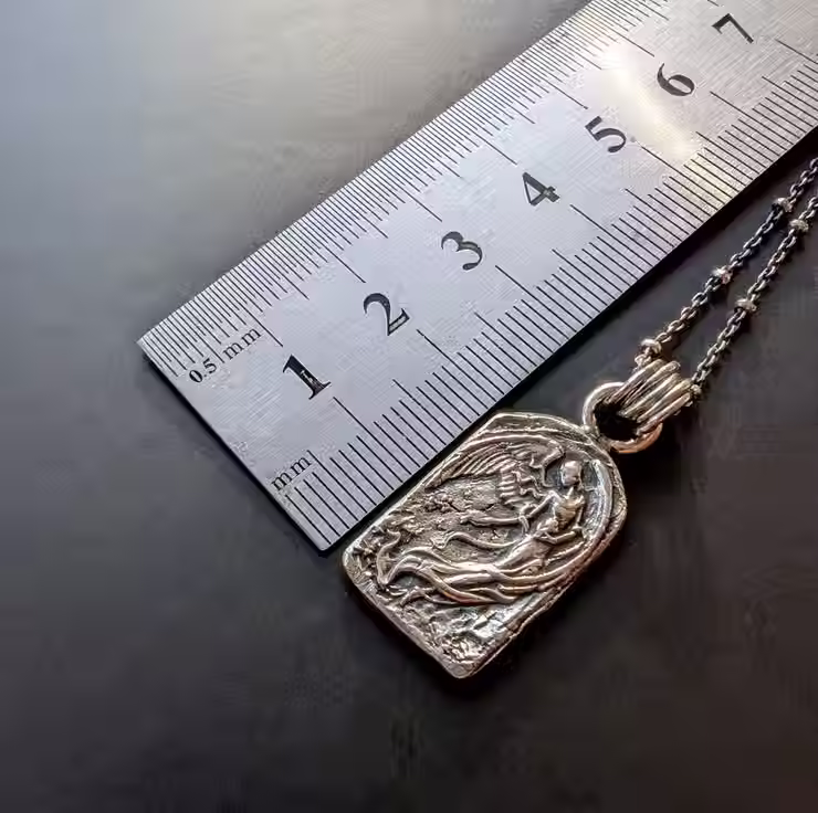 Thumbnail: Sterling Silver Angel pendant