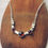 Thumbnail: ARC jewellery design Garnet Moonstone arc necklace by Nyaki Punk Jewellery