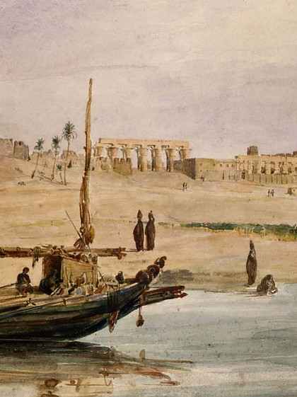 Historic River Scene