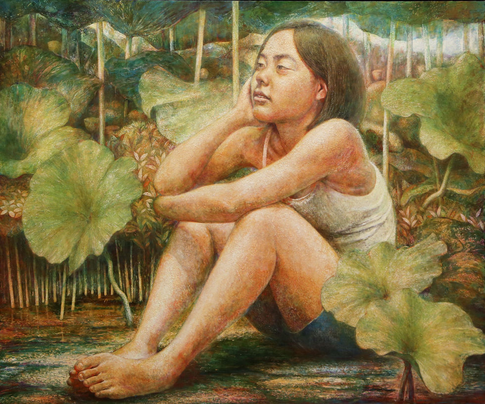 福田政司「水辺」F130