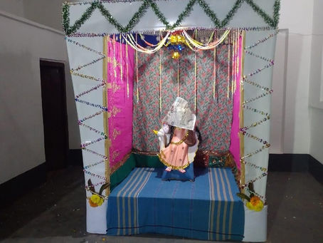 2022 Saraswati Puja brings life and color to Nirban Math