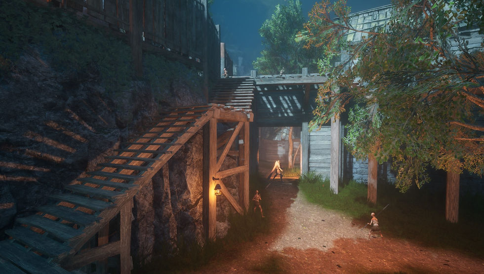 Behind Gate
