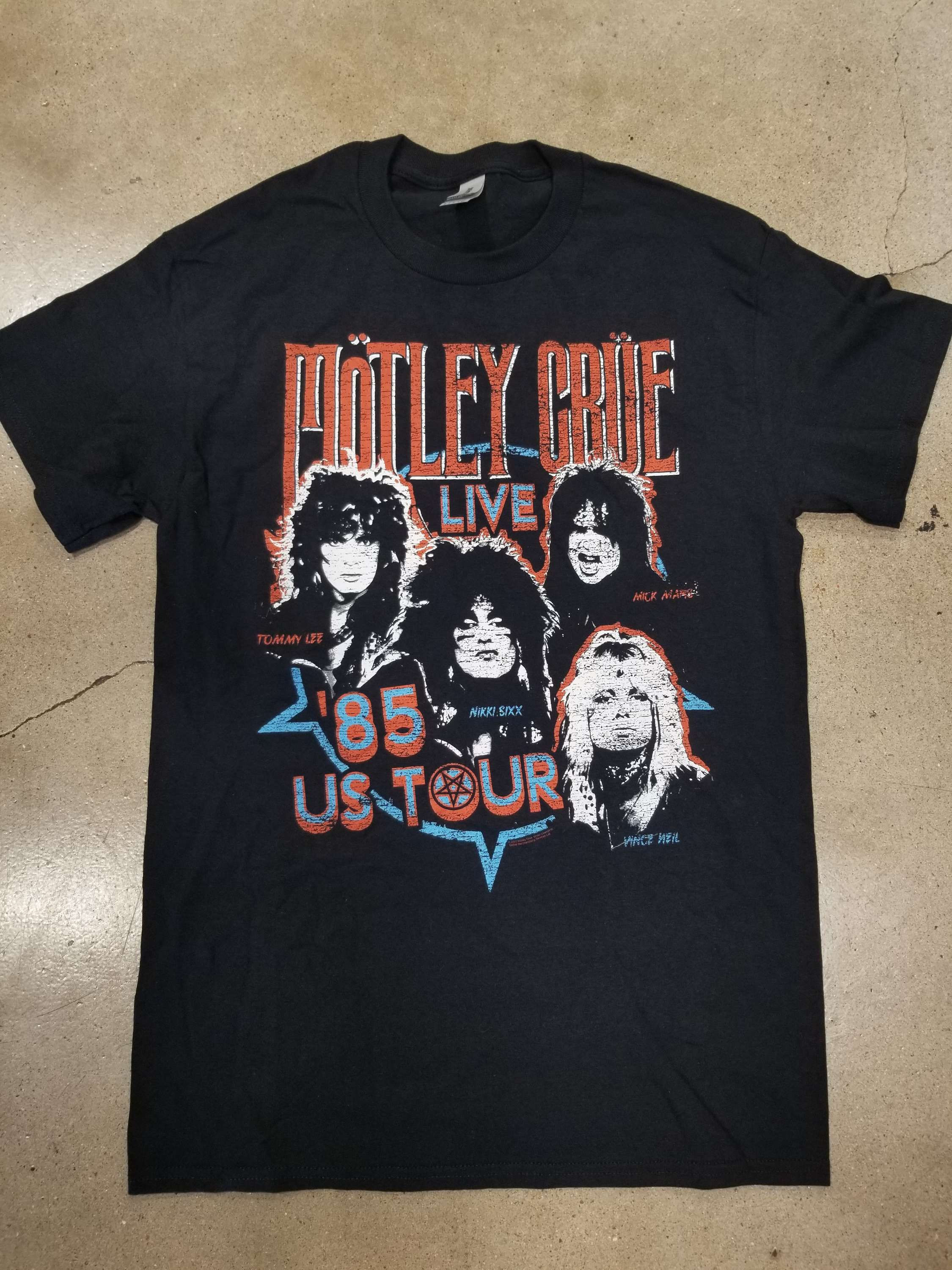 MOTLEY CRUE 85 LIVE TOUR TEE