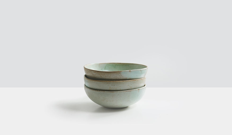 Stacked Ceramic Bowls